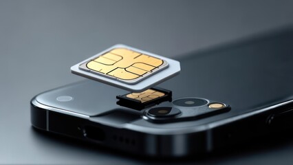 Smartphone SIM card insertion