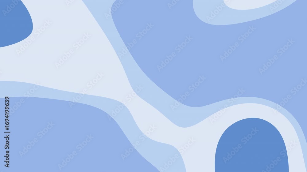 Aufkleber light blue gradient background animation showcases soft, organic shapes. the smooth, flowing gradien