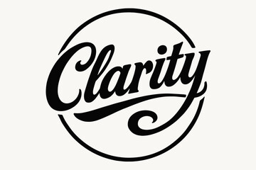 Clarity bold vintage calligraphy smooth curves balanced composition clear readable letters consistent style none circular frame composition clean white background vector look high contrast.
