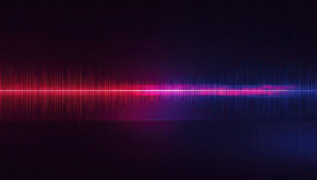 Abstract audio waveform graphic