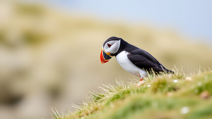 Naklejka premium Puffin