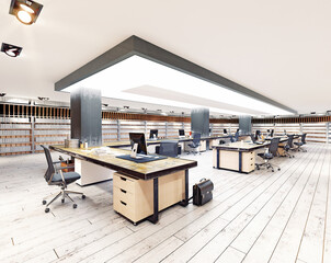 Contemporary Office Meeting Space