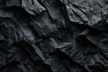 Elegant Black Rock Texture Background