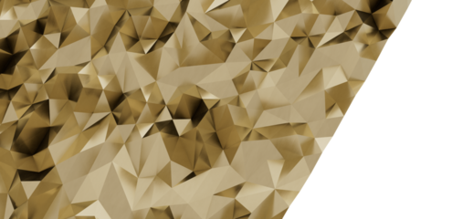 High-resolution image of an abstract gold geometric background with triangular shapes. Perfect for modern designs, presentations, and luxury branding.