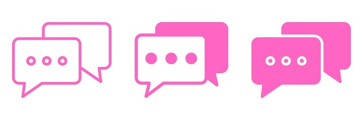 Message, communication, Internet, web, speech bubble, icons set