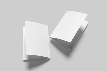 A4 Bifold Mocku your Design Blank