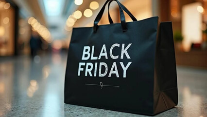 Black Friday shopping bag
