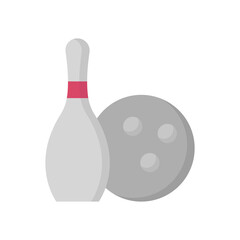 Bowling Alleys Vector icon which can easily modify or edit