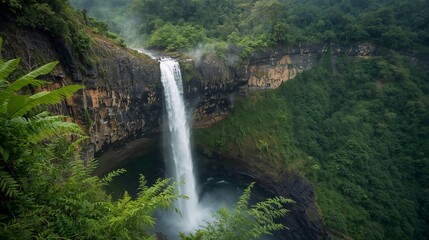 Tropical Beach Paradise with Turquoise Lagoon and Mountains