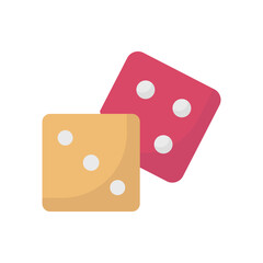 Dice Vector icon which can easily modify or edit