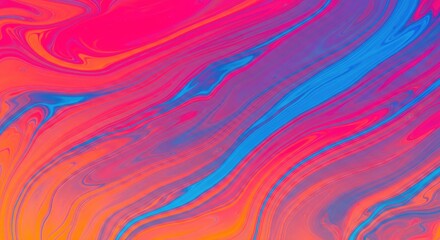 Abstract colorful vibrant fluid art background.