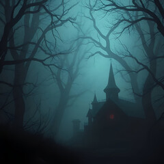 spooky halloween background