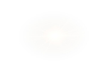 Summer heaven illustration with glowing sun, sparkling sunbeam, radiant lens flare, magical energy,...