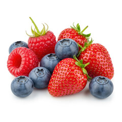 Obraz premium berries on white background