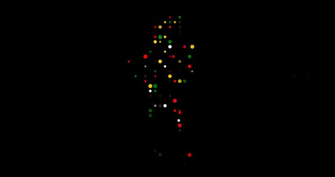 Minimalist Generative Video Of Myanmar Map