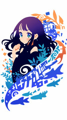 物思いにふける女の子