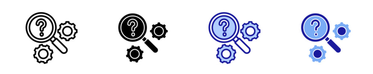 Curiosity  Icon Set Multiple Style Collection