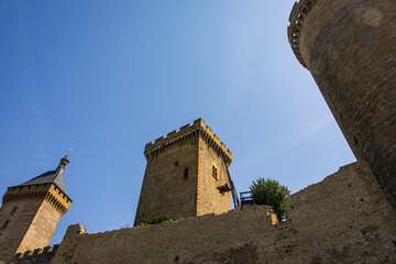 Le Château de Foix dans les Pyrénées en France