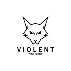 Wolf vector illustration design
