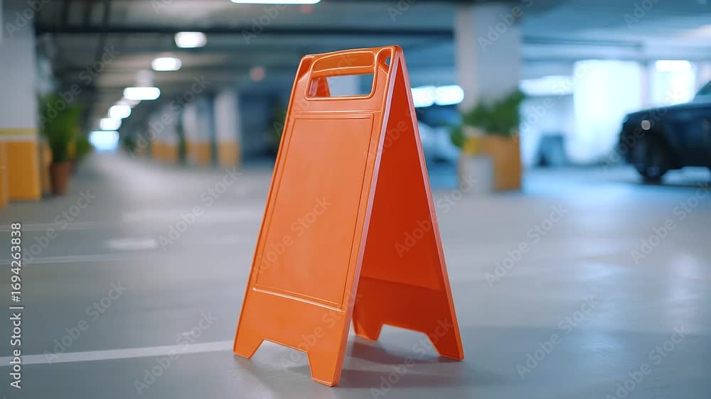 Poster emergency assembly point signage with reflective materials and clear gathering instructions position