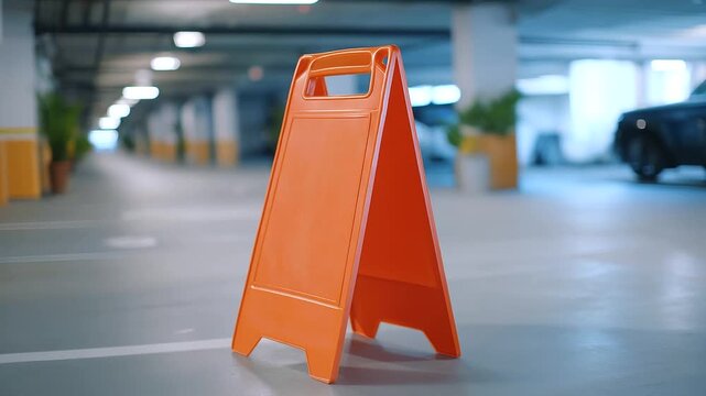 Emergency assembly point signage with reflective materials and clear gathering instructions positioned in well lit parking area with safety distance markings and communication
