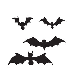 happy halloween vector bat design