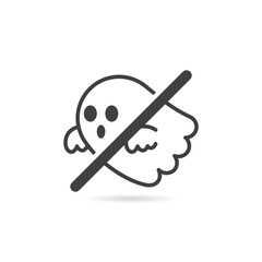 Vector Isolated No Ghost Icon