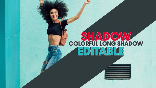 Colorful Long Shadow