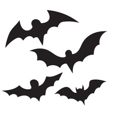 happy halloween vector bat design