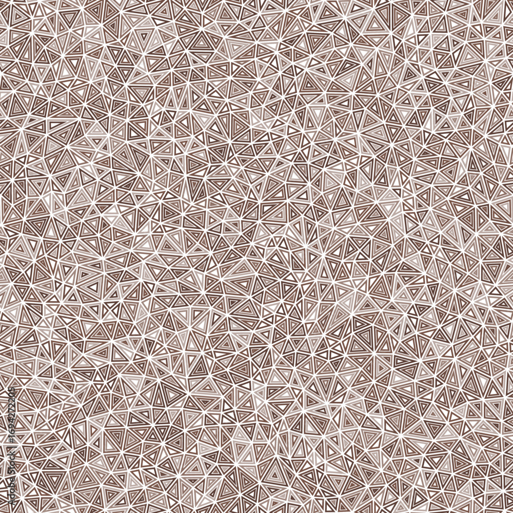 Aufkleber geometric template background. multiple repeated inner triangles. small triangles size. mono tone co