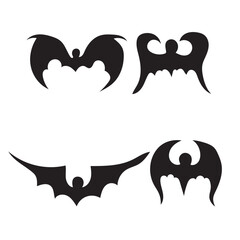 happy halloween vector bat design