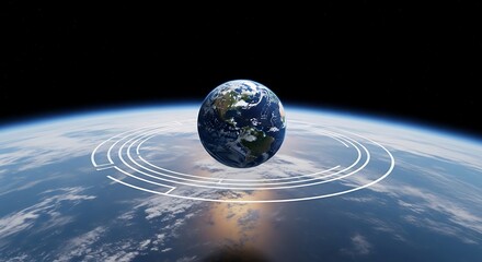 Earth Orbit with Global Network, and Space.