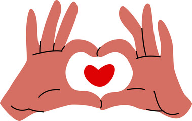 Hand Love Gesture