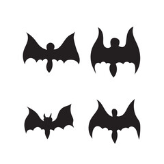 happy halloween vector bat design