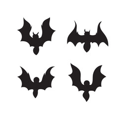 happy halloween vector bat design