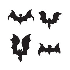 happy halloween vector bat design