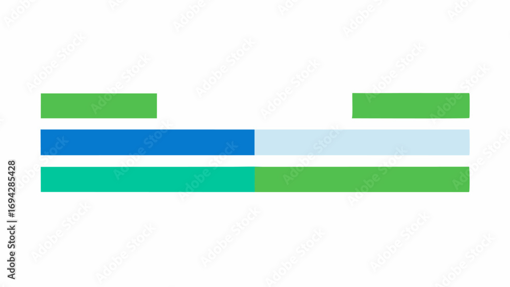 Poster dual graph bar chart a horizontal bar chart with two bars side by side one showing chronological age