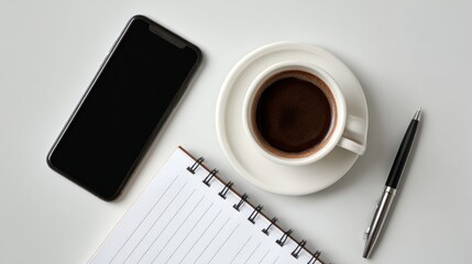 Coffee break workspace setup