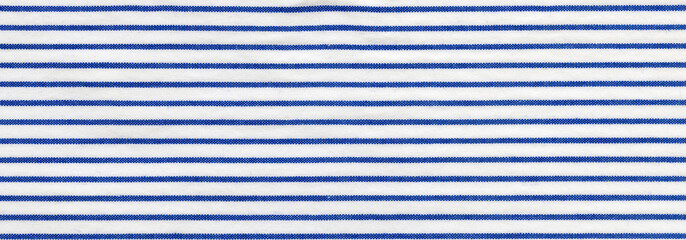 Classic Blue and White Striped Fabric Texture