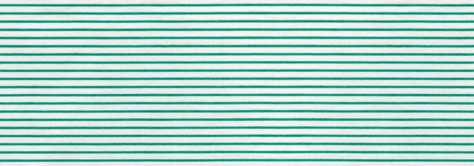 Fototapeta premium Green and White Striped Fabric Texture