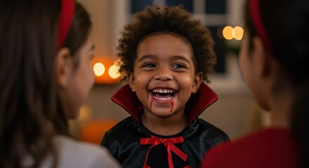 Happy Vampire Child Halloween