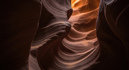 Antelope Canyon: Swirling Sandstone and Warm Sunlight