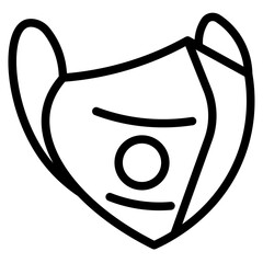 Mask icon vector illustration