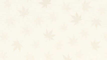 Subtle autumn leaves pattern