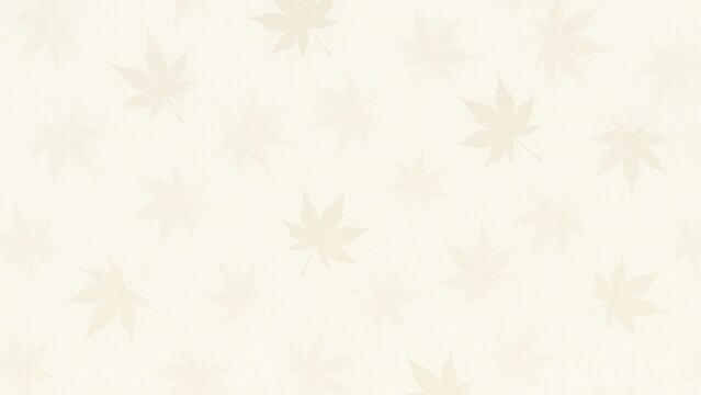 Subtle autumn leaves pattern