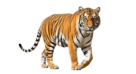 Obraz premium Tiger transparent PNG background