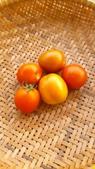 tomatoes in basket