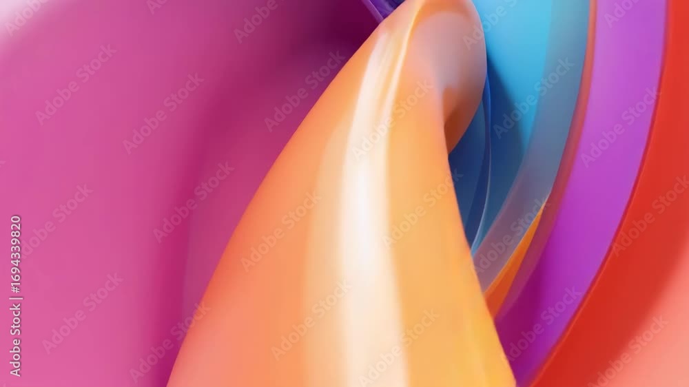 Poster a mesmerizing swirl of vibrant, glossy colors intertwines to create an abstract and dynamic composit