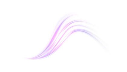 Purple swirl light effect with bright glow and smooth movement. Abstract dynamic impact element for game interfaces, combat scenes and magic spells.