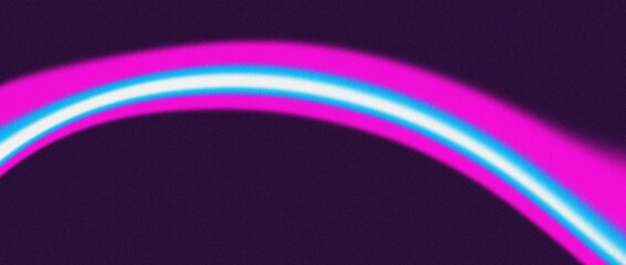 Abstract pink blue neon light trails vibrant and modern grainy background design